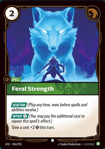 Feral Strength - Spiritforged (SPF)