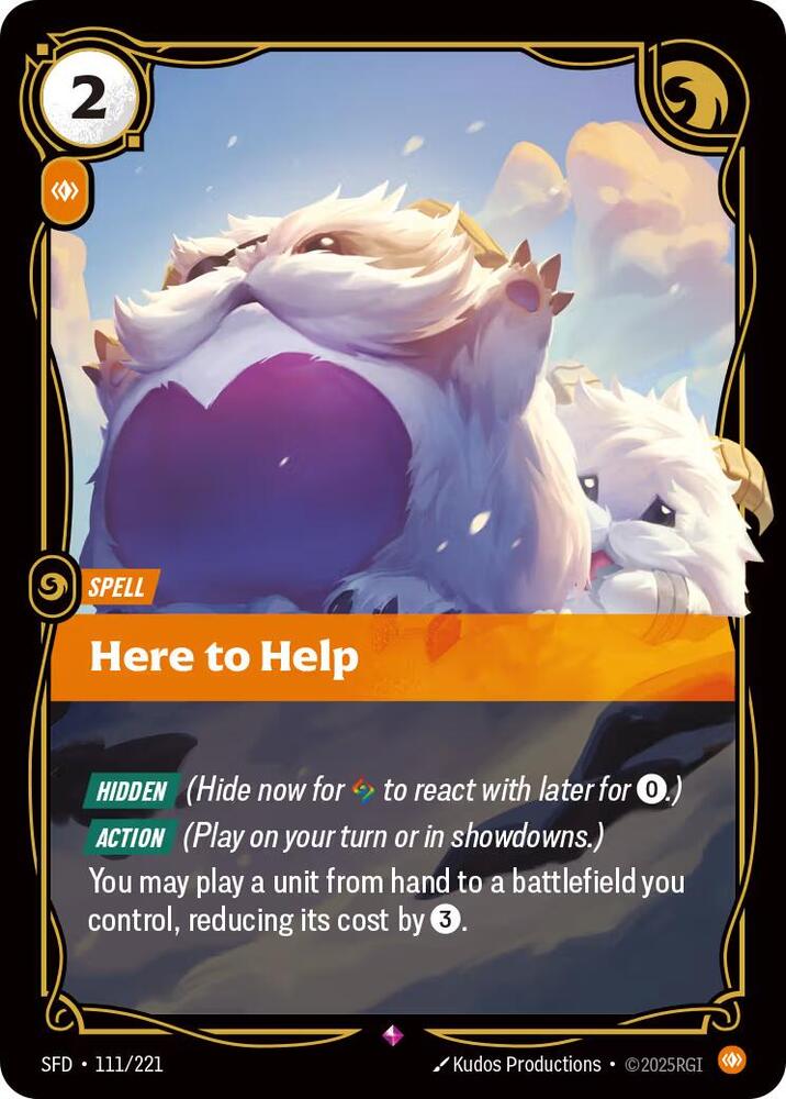 Here to Help - Spiritforged (SPF)