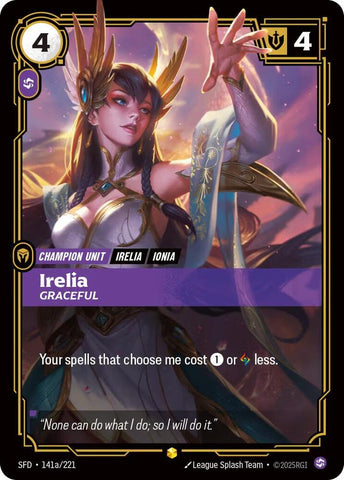 Irelia - Graceful (Alternate Art) - Spiritforged (SPF)