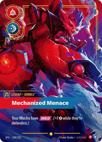 Rumble - Mechanized Menace (Overnumbered) - Spiritforged (SPF)