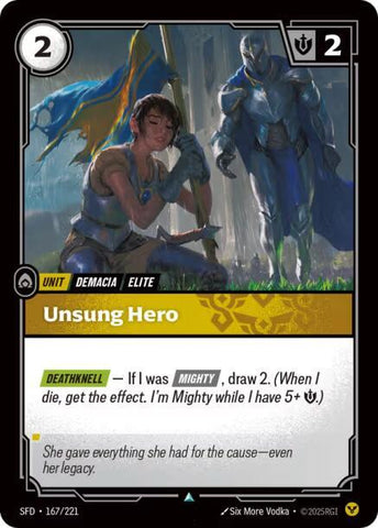 Unsung Hero - Spiritforged (SFD)