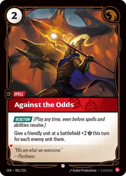 Against the Odds - Spiritforged (SPF)