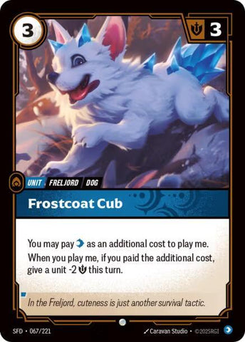 Frostcoat Cub - Spiritforged (SPF)