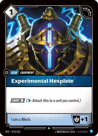 Experimental Hexplate - Spiritforged (SPF)