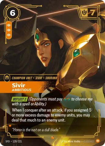 Sivir - Ambitious - Spiritforged (SPF)