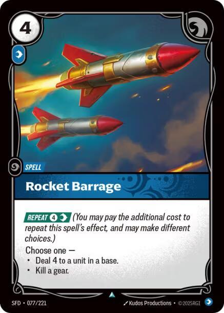Rocket Barrage - Spiritforged (SPF)