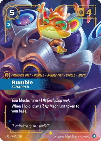 Rumble - Scrapper (Alternate Art) - Spiritforged (SPR)
