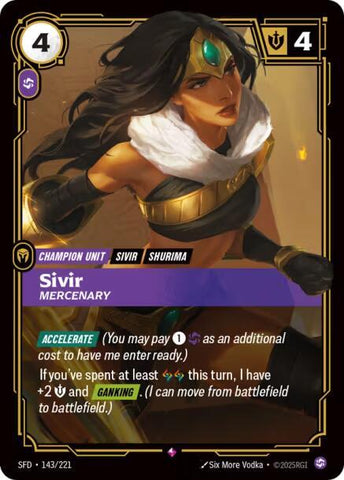 Sivir - Mercenary - Spiritforged (SPF)