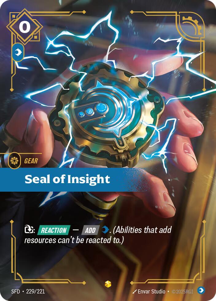 Seal of Insight (Overnumbered) - Spiritforged (SFD)