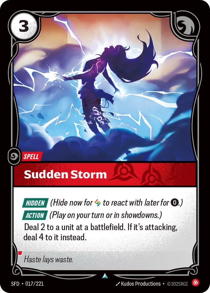 Sudden Storm - Spiritforged (SPF)