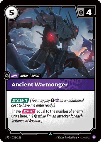 Ancient Warmonger - Spiritforged (SPF)