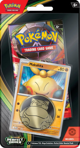 Mega Evolution: Perfect Order - Single Pack Blister (Makuhita) *Limit 8 Per Customer*
