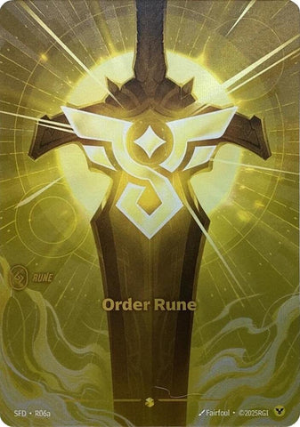 Order Rune (Alternate Art) - Spiritforged (SPF)