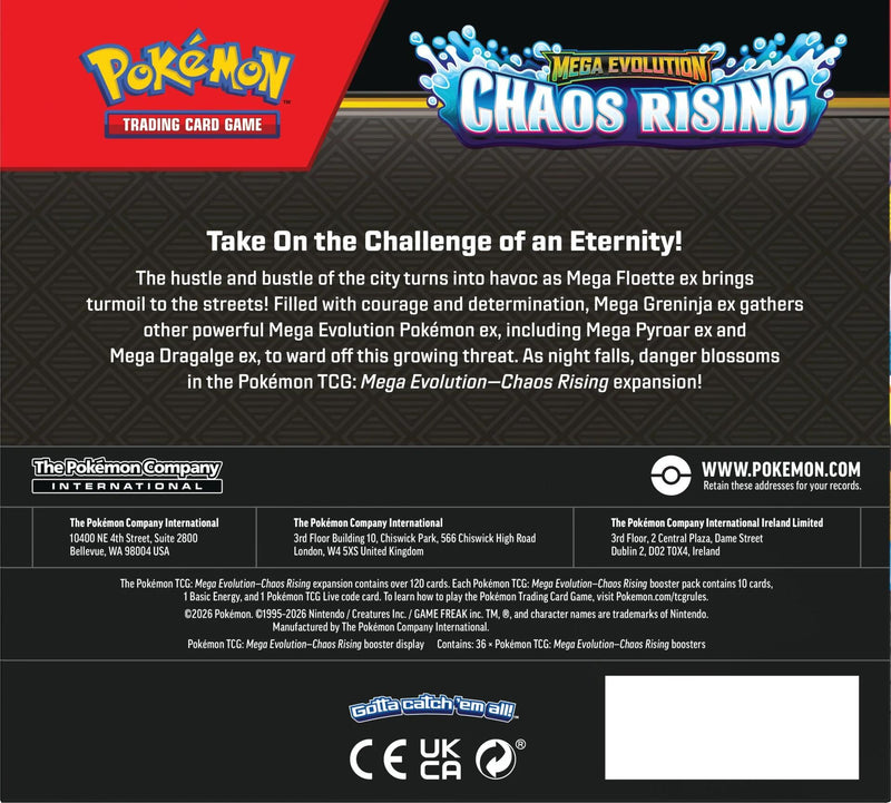 Mega Evolution: Chaos Rising - Booster Box