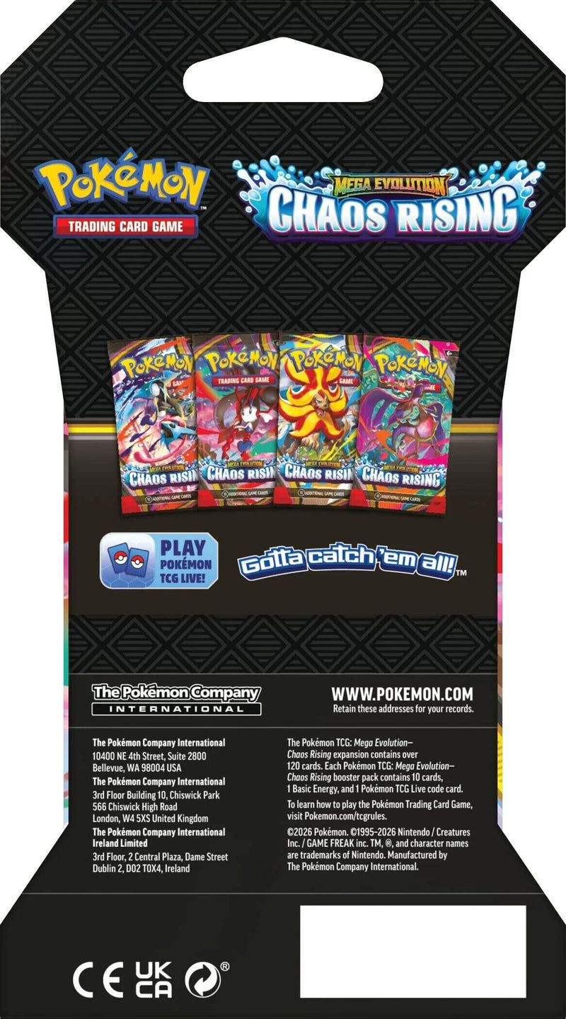*LIMIT 8 PER CUSTOMER* Chaos Rising Sleeved Booster Pack