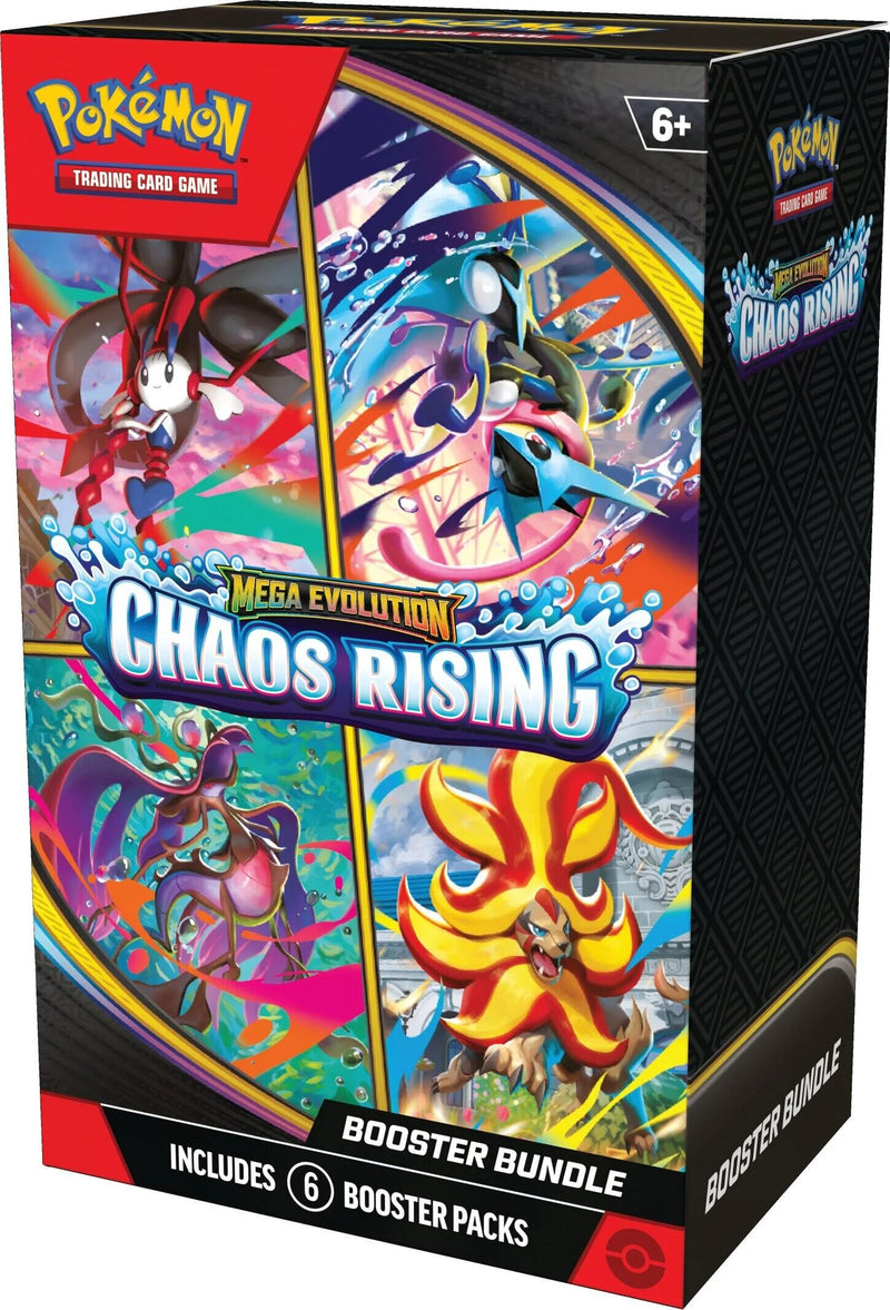 *LIMIT 2 PER CUSTOMER* Mega Evolution: Chaos Rising Booster Bundle