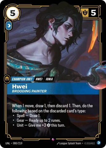 Hwei - Brooding Painter - Unleashed (UNL)