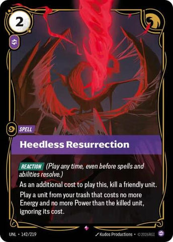 Heedless Resurrection - Unleashed (UNL)