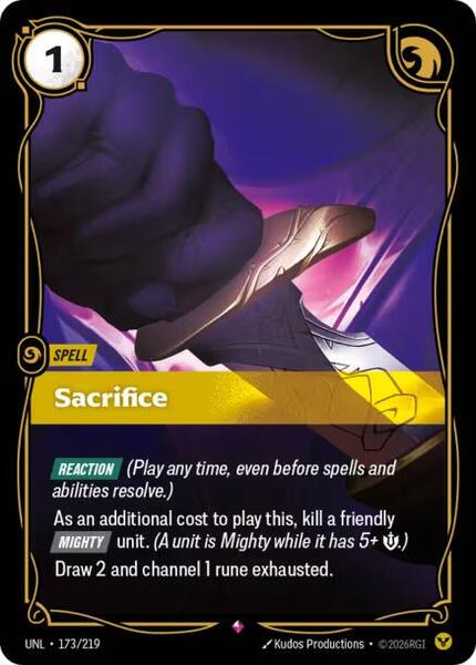 Sacrifice - Unleashed (UNL)