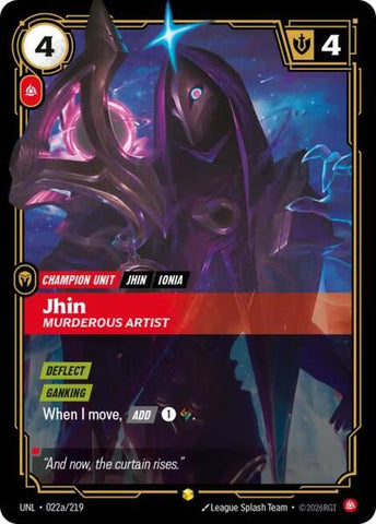 Jhin - Murderous Artist (Alternate Art) - Unleashed (UNL)