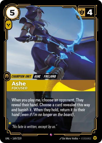 Ashe - Focused - Unleashed (UNL)
