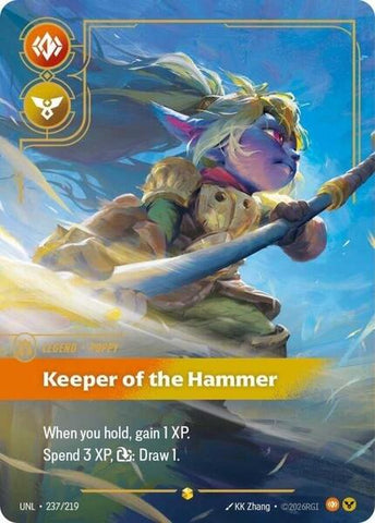 Poppy - Keeper of the Hammer (Overnumbered) - Unleashed (UNL)