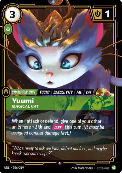 Yuumi - Magical Cat - Unleashed (UNL)