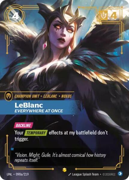 LeBlanc - Everywhere At Once (Alternate Art) - Unleashed (UNL)