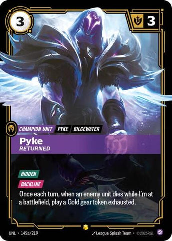Pyke - Returned (Alternate Art) - Unleashed (UNL)