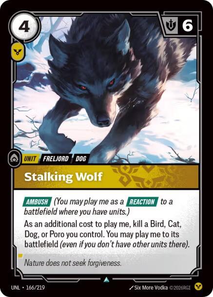 Stalking Wolf - Unleashed (UNL)