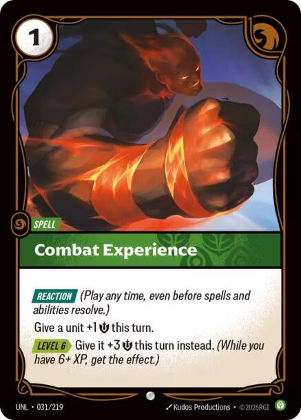 Combat Experience - Unleashed (UNL)