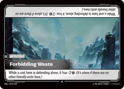 Forbidding Waste - Unleashed (UNL)
