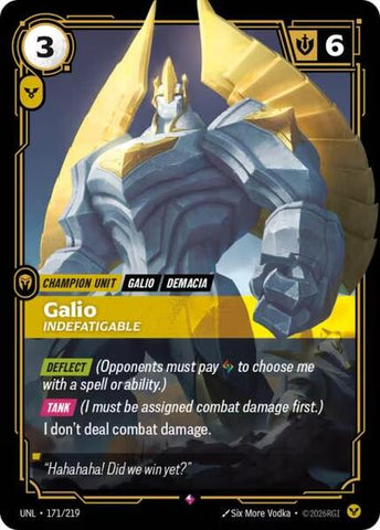 Galio - Indefatigable - Unleashed (UNL)