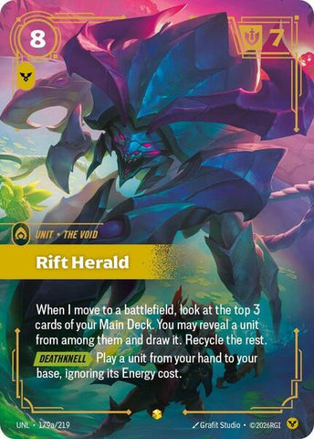 Rift Herald (Alternate Art) - Unleashed (UNL)