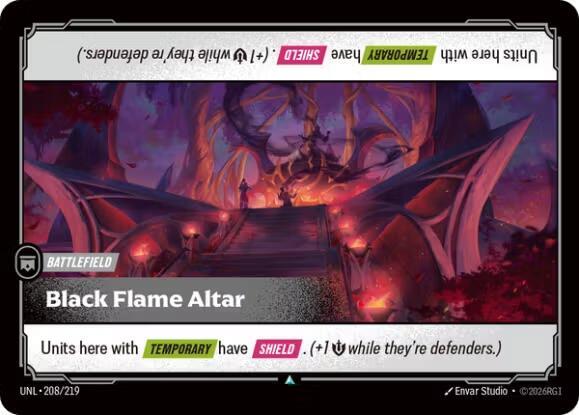 Black Flame Altar - Unleashed (UNL)