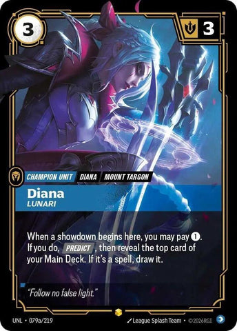 Diana - Lunari (Alternate Art) - Unleashed (UNL)