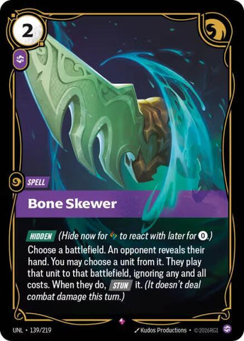 Bone Skewer - Unleashed (UNL)