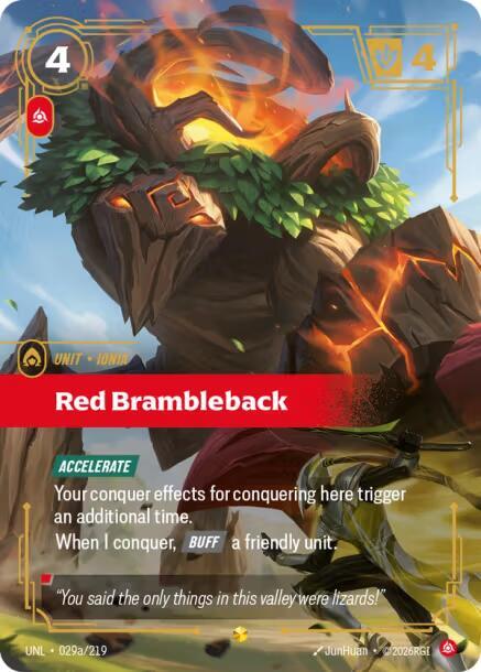 Red Brambleback (Alternate Art) - Unleashed (UNL)