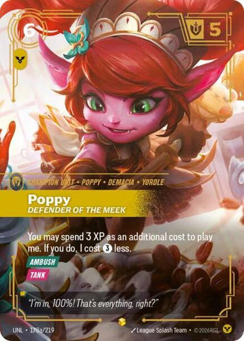 Poppy - Defender of the Meek (Alternate Art) - Unleashed (UNL)