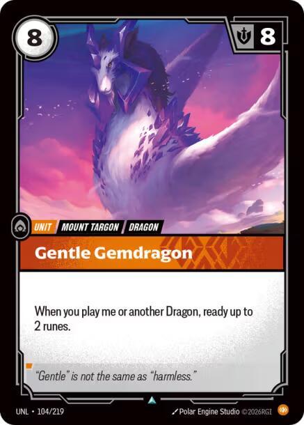 Gentle Gemdragon - Unleashed (UNL)