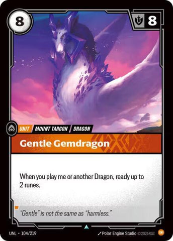 Gentle Gemdragon - Unleashed (UNL)