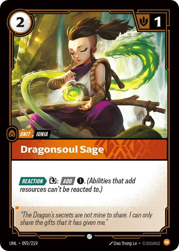 Dragonsoul Sage - Unleashed (UNL)
