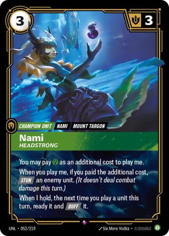 Nami - Headstrong - Unleashed (UNL)