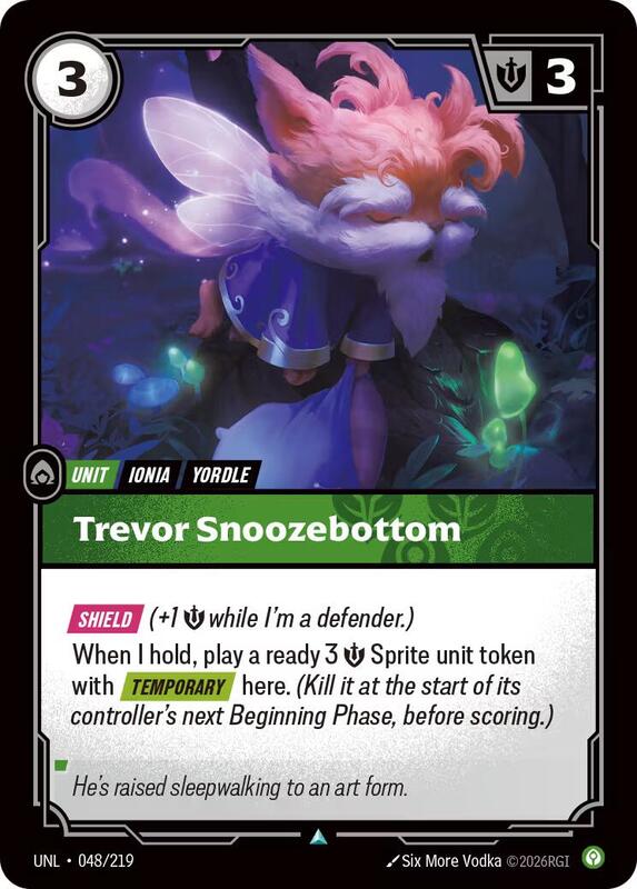 Trevor Snoozebottom - Unleashed (UNL)
