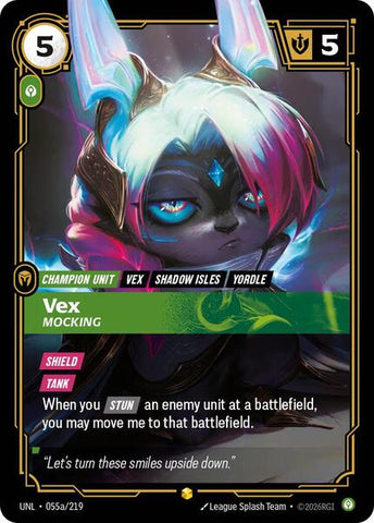 Vex - Mocking (Alternate Art) - Unleashed (UNL)