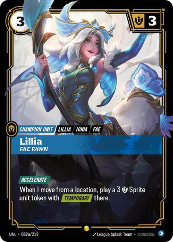 Lillia - Fae Fawn (Alternate Art) - Unleashed (UNL)