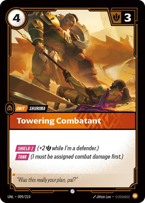 Towering Combatant - Unleashed (UNL)