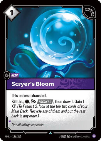 Scryer's Bloom - Unleashed (UNL)