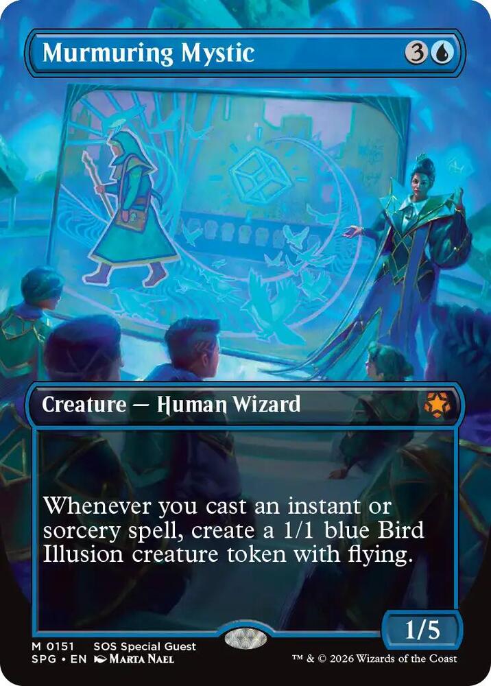 Murmuring Mystic (Borderless) [Secrets of Strixhaven Special Guests]