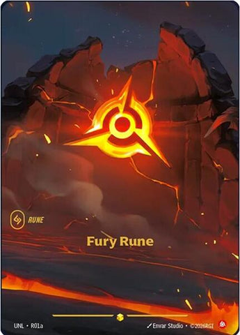 Fury Rune (Alternate Art) - Unleashed (UNL)